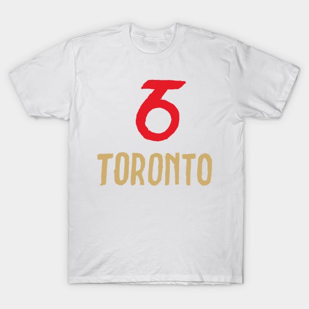 Toronto Siiiix 05 T-Shirt by Very Simple Graph